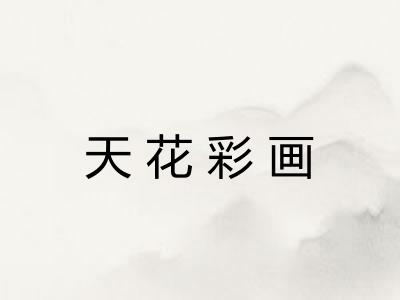 天花彩画 天花彩画