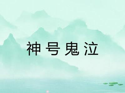 神号鬼泣 神号鬼泣