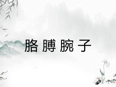 胳膊腕子 胳膊腕子