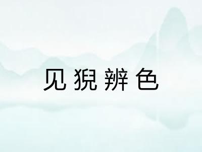 见猊辨色