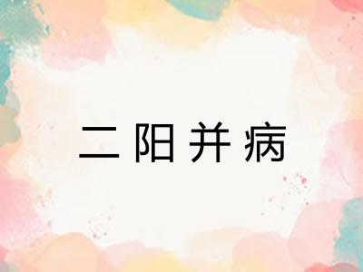 二阳并病