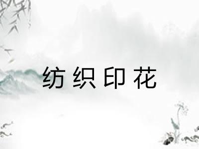 纺织印花 纺织印花