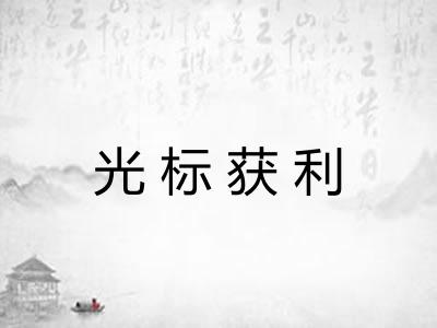 光标获利 光标获利