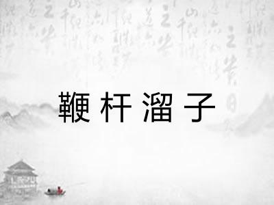 鞭杆溜子 鞭杆溜子