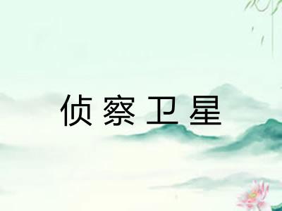 侦察卫星 侦察卫星