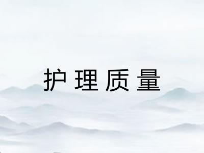 护理质量