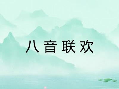 八音联欢 八音联欢