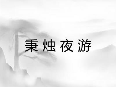 秉烛夜游 秉烛夜游