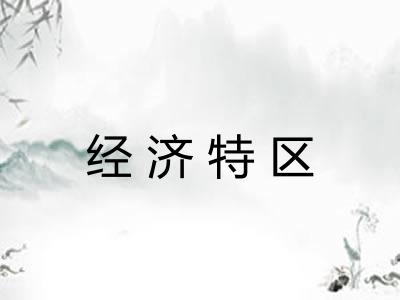 经济特区 经济特区