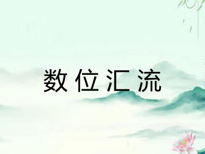 数位汇流 数位汇流