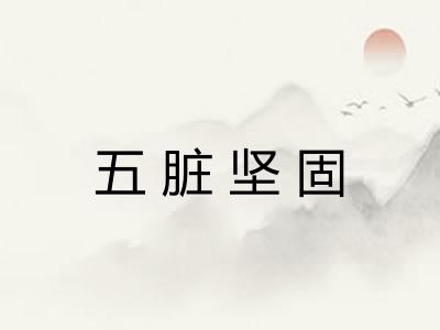 五脏坚固 五脏坚固