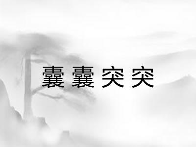 囊囊突突 囊囊突突