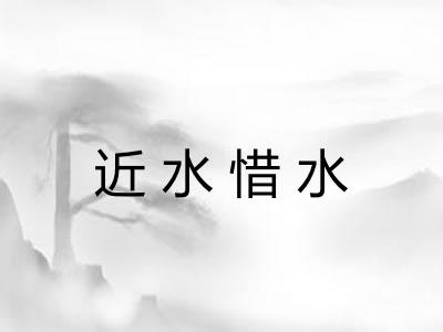 近水惜水 近水惜水