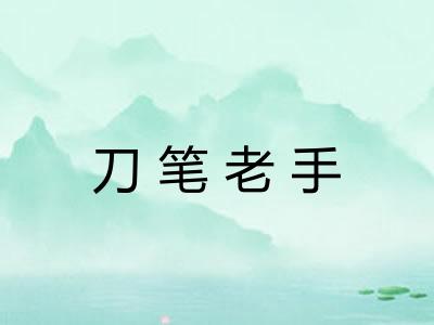 刀笔老手 刀笔老手