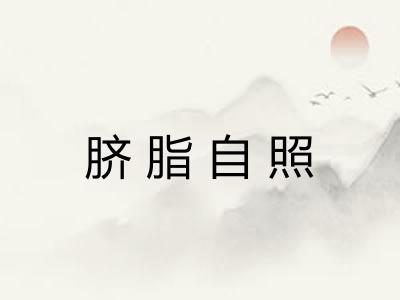 脐脂自照