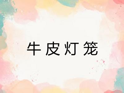 牛皮灯笼 牛皮灯笼