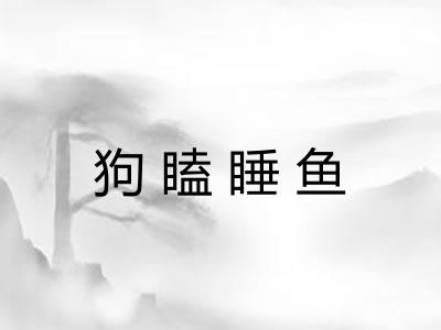 狗瞌睡鱼 狗瞌睡鱼