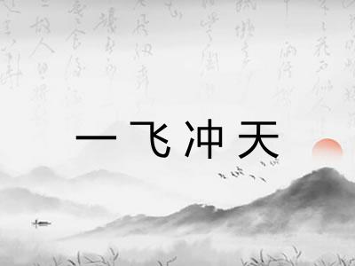 一飞冲天 一飞冲天