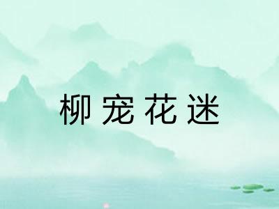 柳宠花迷 柳宠花迷