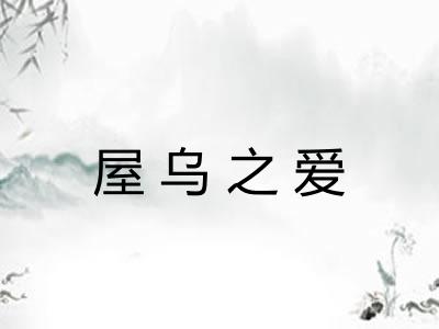 屋乌之爱