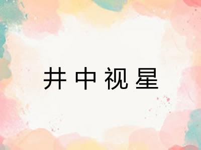井中视星 井中视星