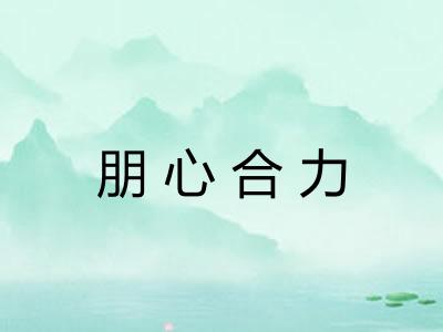 朋心合力