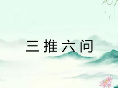 三推六问