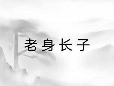 老身长子 老身长子