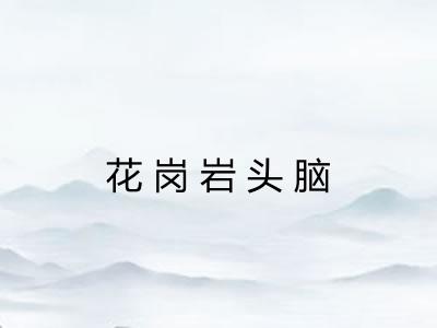 花岗岩头脑
